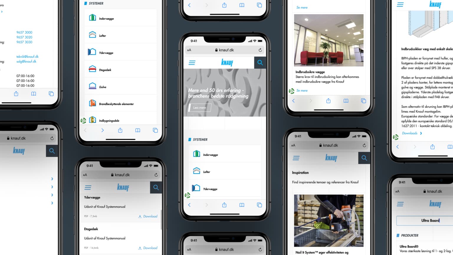 Mobile screens